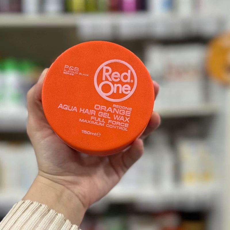 واکس چسب حالت دهنده مو و ریش رد وان نارنجی Red One