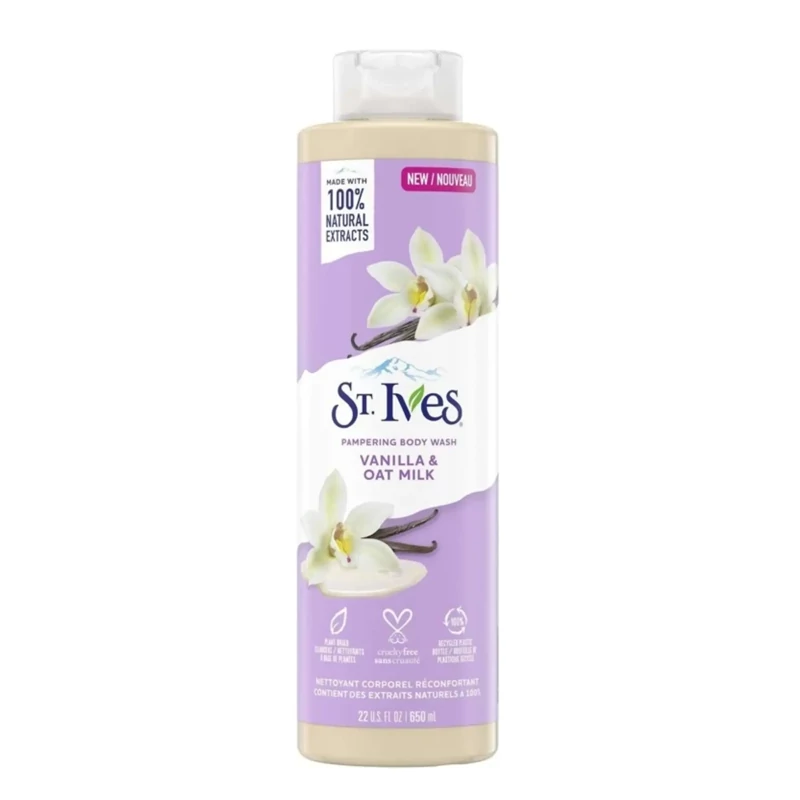شامپو بدن اس تی.ایوز مدل Vanilla&amp;oat milkحجم 650ml