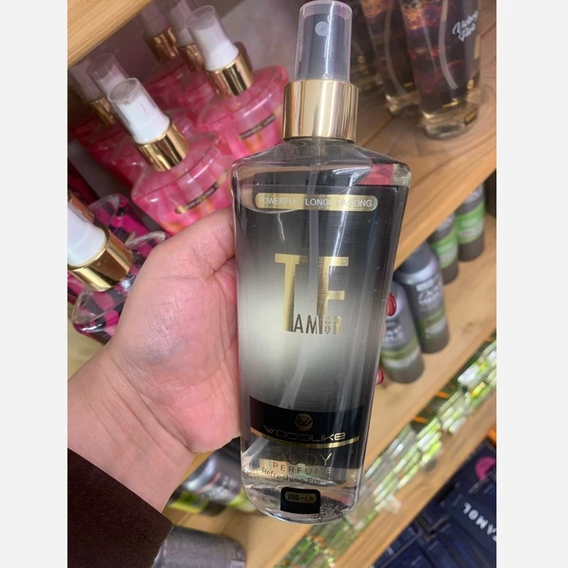بادی اسپلش مردانه TF AMBER وودلایک، 250میل | Woodlike