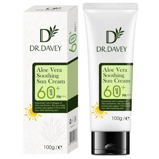 کرم ضد آفتاب دکتر دیوی 60 SPF محافظت، آبرسانی، جوانسازی و ضد چین و چروک