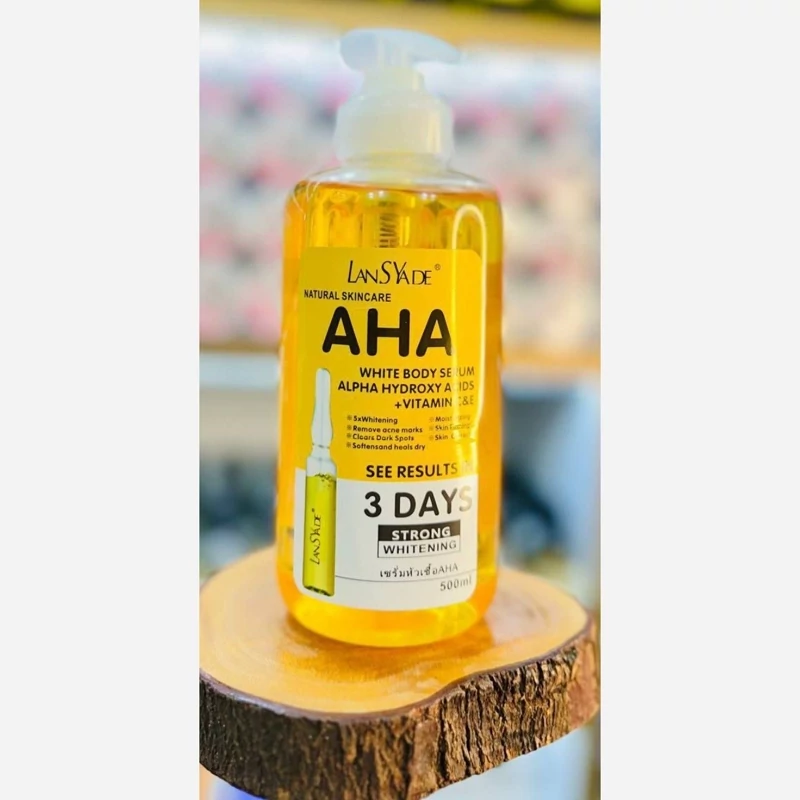 سرم روشن کننده AHA آلفا هیدروکسی اسید لنسیاد 500 میلی لیتر اصل
