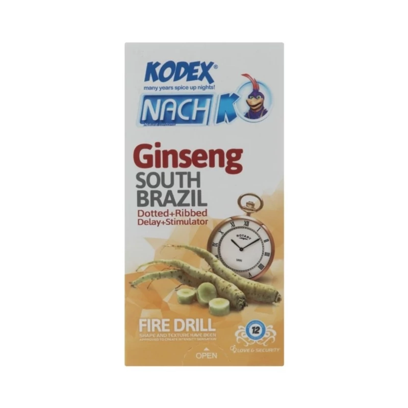کاندوم کدکس Ginseng عمده 2 پک (24 بسته)