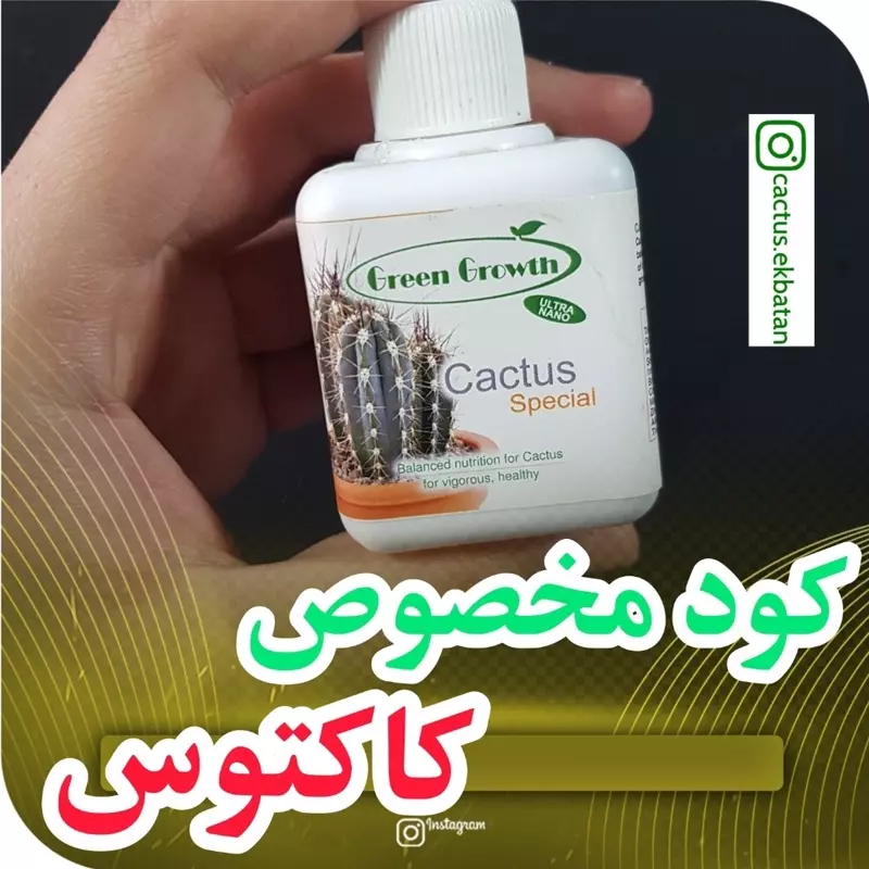 کود کاکتوس پتاس بالا 36-12-6 ایتالیایی گرین گروت-کود کاکتوس-کودGreen Growth-گلدونه