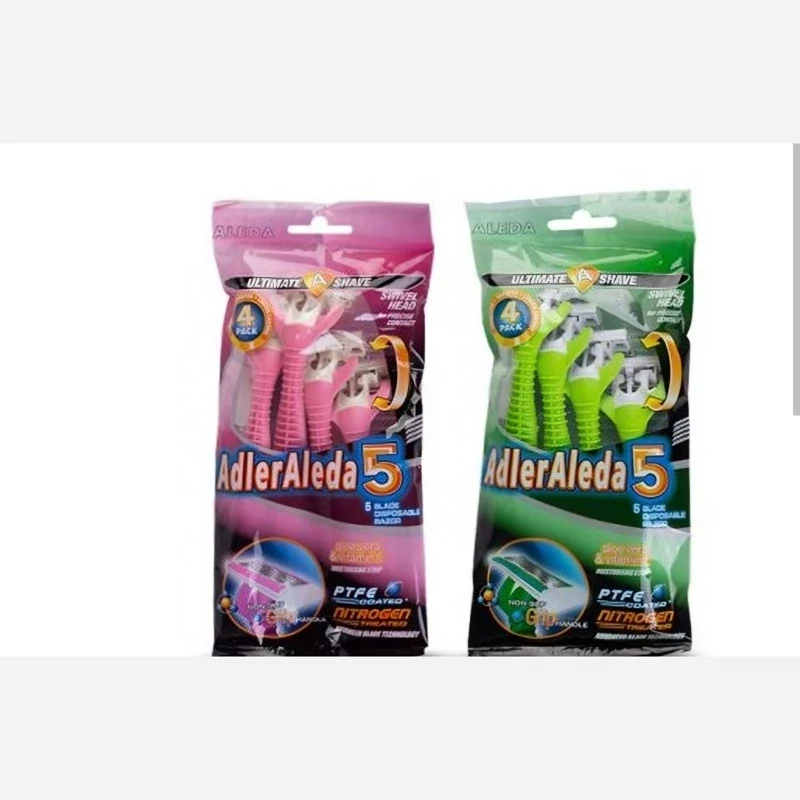 ژیلت پنج لبه صابون 4 عددی دار آلدر الدا