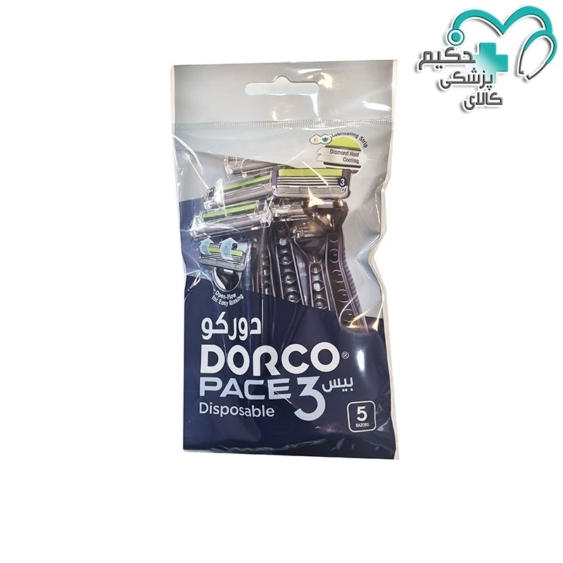خودتراش دورکو مدل Pace 3 Disposable بسته 6 عددی