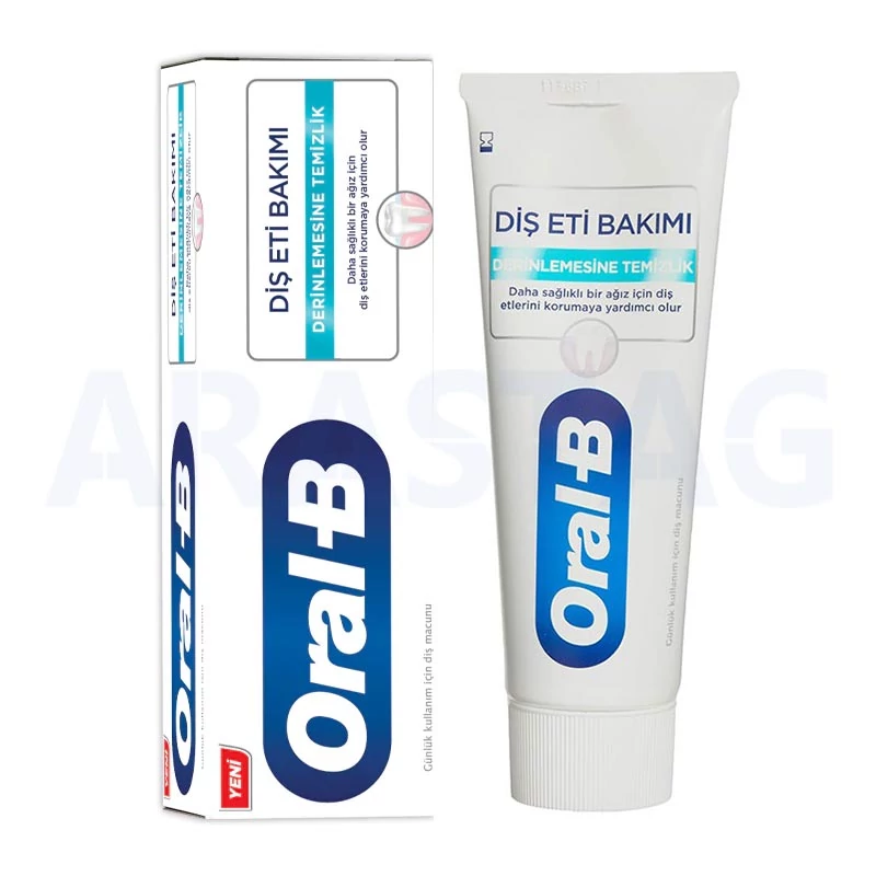 خمیر دندان اورال بی oral be مراقبت از لثه و تمیز کننده قوی مدل DIC ETI BAKIMI حجم 65 میل
