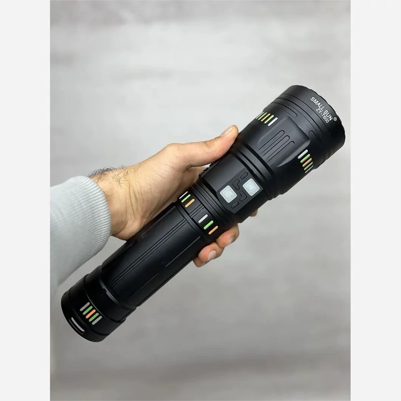 چراغ قوه زوم دار پلیسی برد 1200 متر اسمال سان ZY-T600