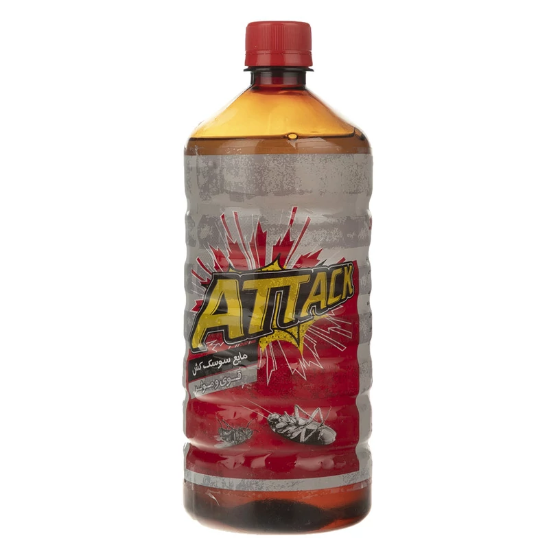 مایع سوسک کش اتک Attack مدل Black قوی و موثر حجم 1000 میل