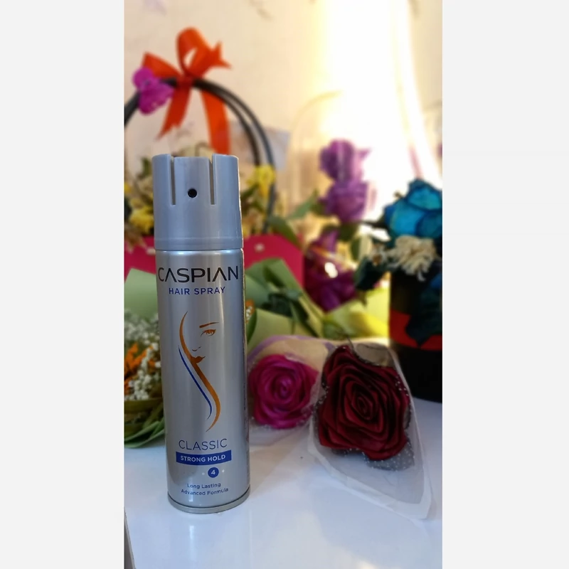 اسپری حالت دهنده مو کاسپین مدل strong حجم 500 میلی لیتر مجموعه 12 عددی