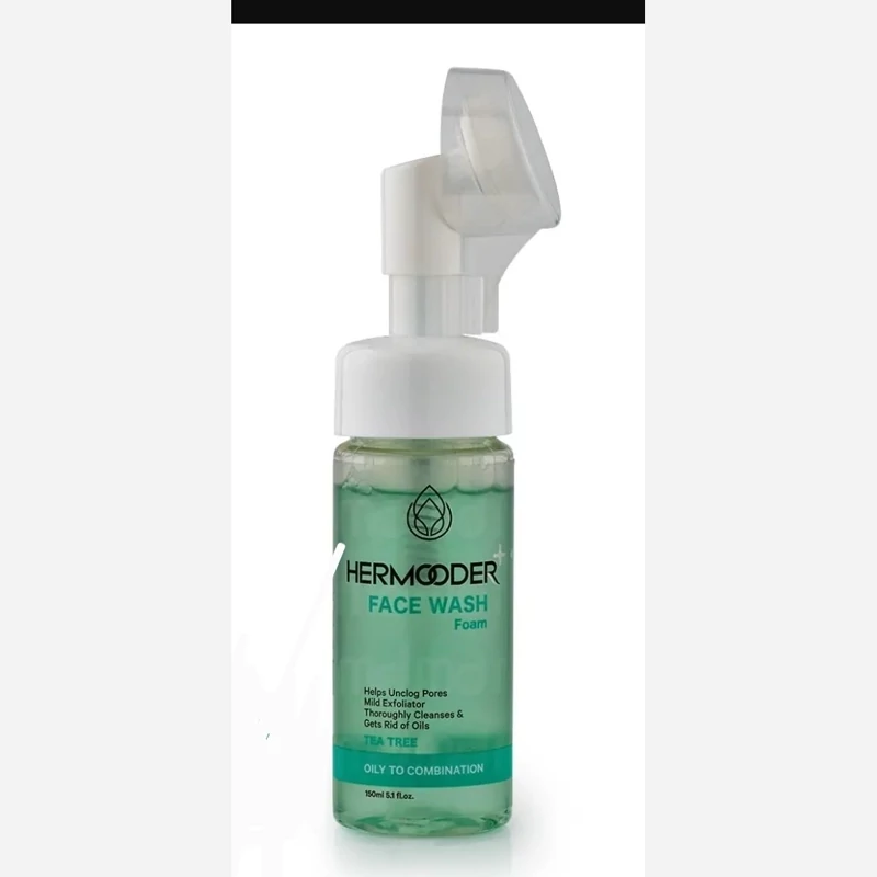 فوم شستشو صورت پوست چرب و مختلط هرمودر 150ml