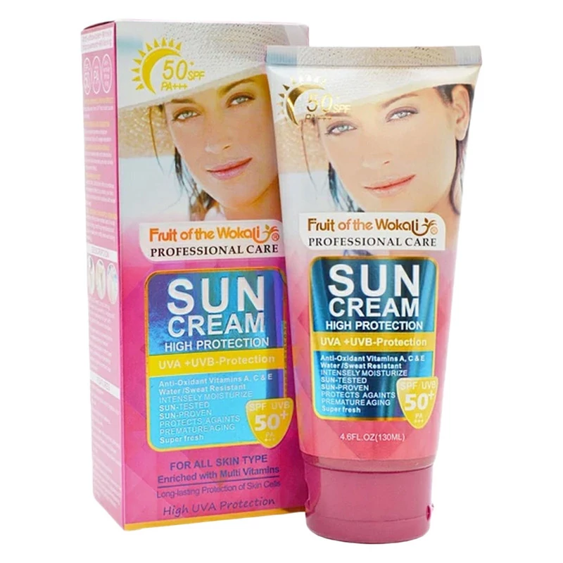 کرم ضدآفتاب وکالی مدل SPF50، حجم 130 میلیلیتر