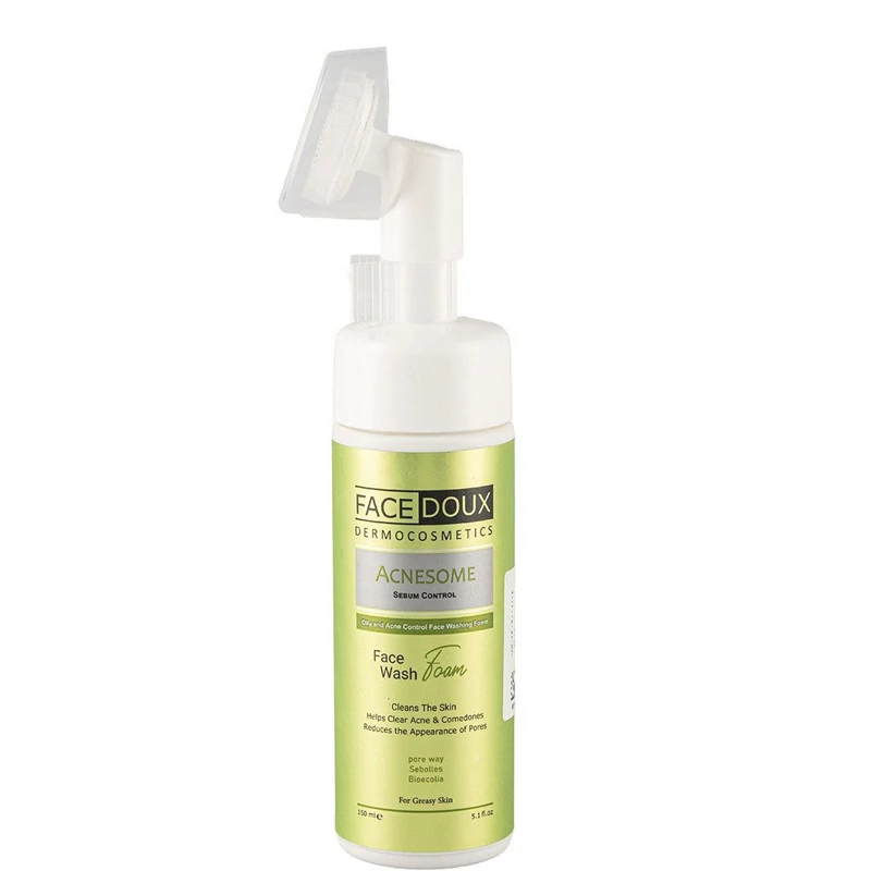 فوم شستشوی صورت مناسب پوست های چرب و جوش دار فیس دوکس Face Doux facial cleansing foam suitable for oily and acne-pron...