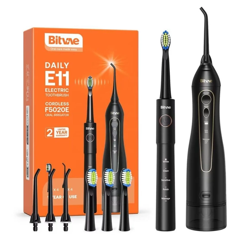 مسواک برقی و واترجت برند bitvae مدل E11+F5020E
