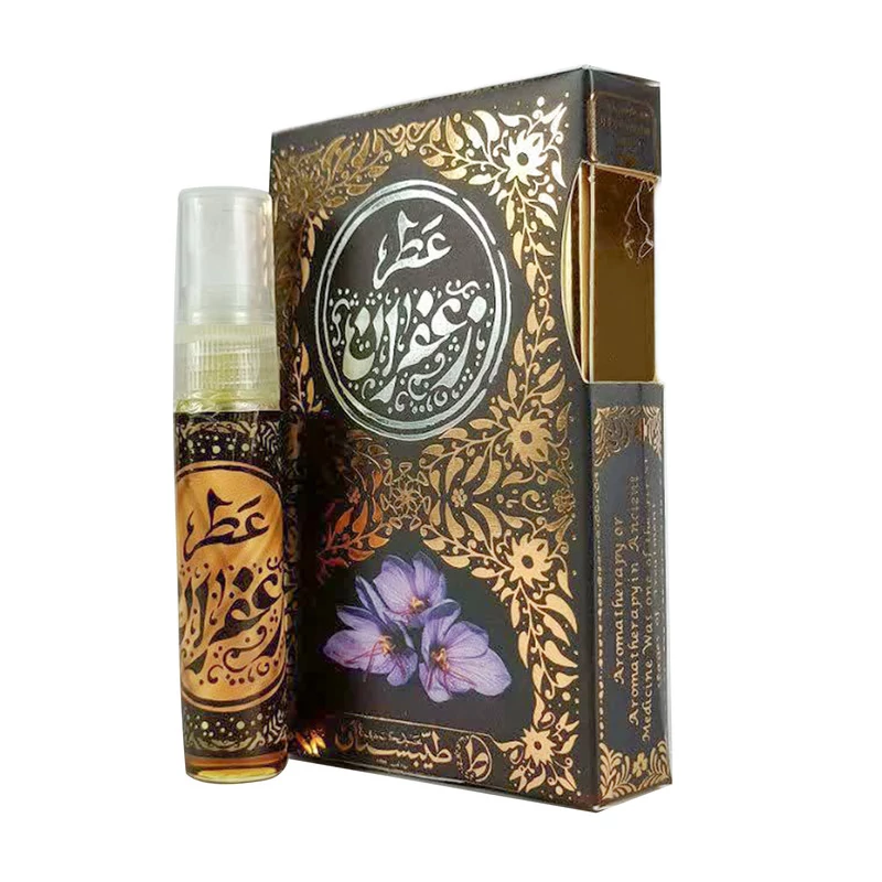 عطر طبیعی زعفران طیبستان گیاهی-خالص یک گرمی و 2/5 گرمی
