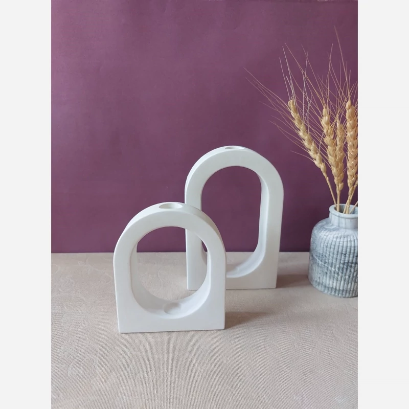ست گلدون گلجا گنبدی سایز 10 و 15 سانت