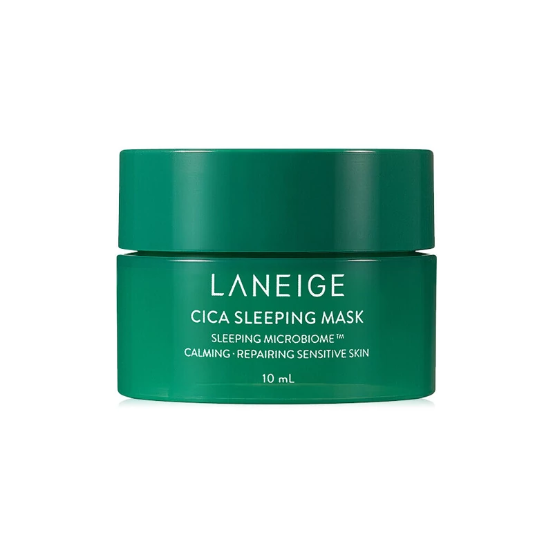 ماسک شب تسکیندهنده و بازسازیکننده پوست چرب لانیژ Laneige Cica Sleeping Mask 10ml