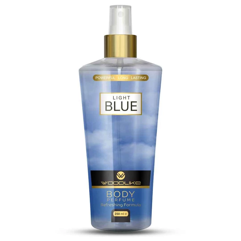 بادی اسپلش مردانه وودلایک Woodlike مدل LIGHT BLUE ماندگاری بالا