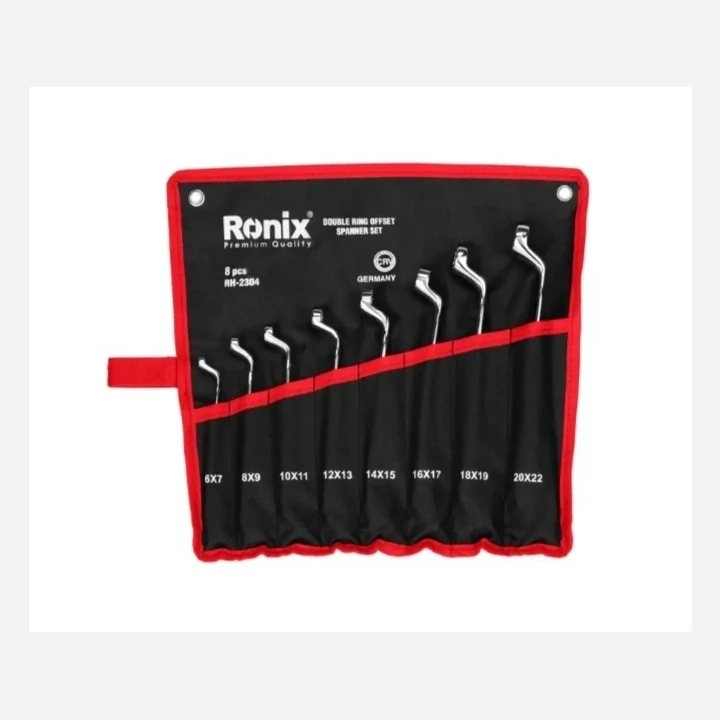 آچار دو سر رینگی رونیکس مدل RH-2304 مجموعه 8 عددی