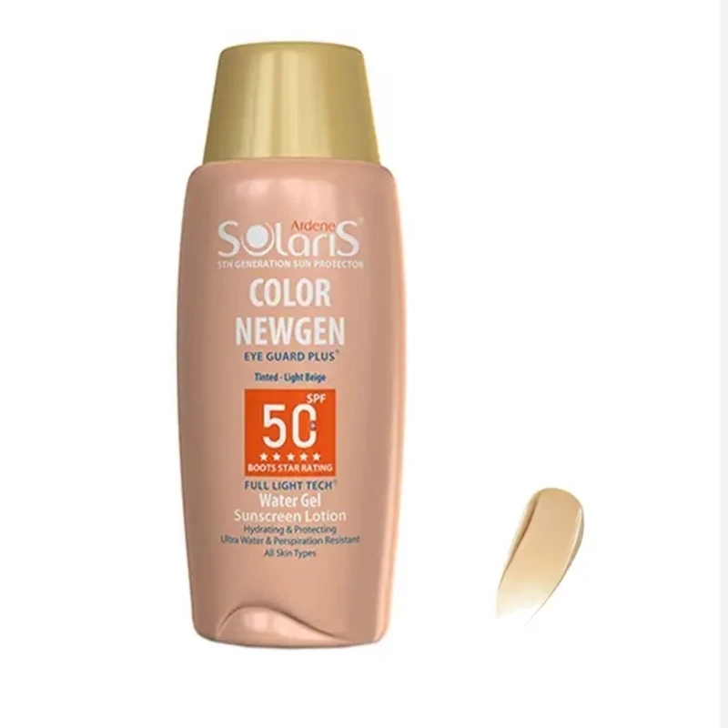 لوسیون ضد آفتاب رنگی+SPF50 آردن مدل Color Newgen