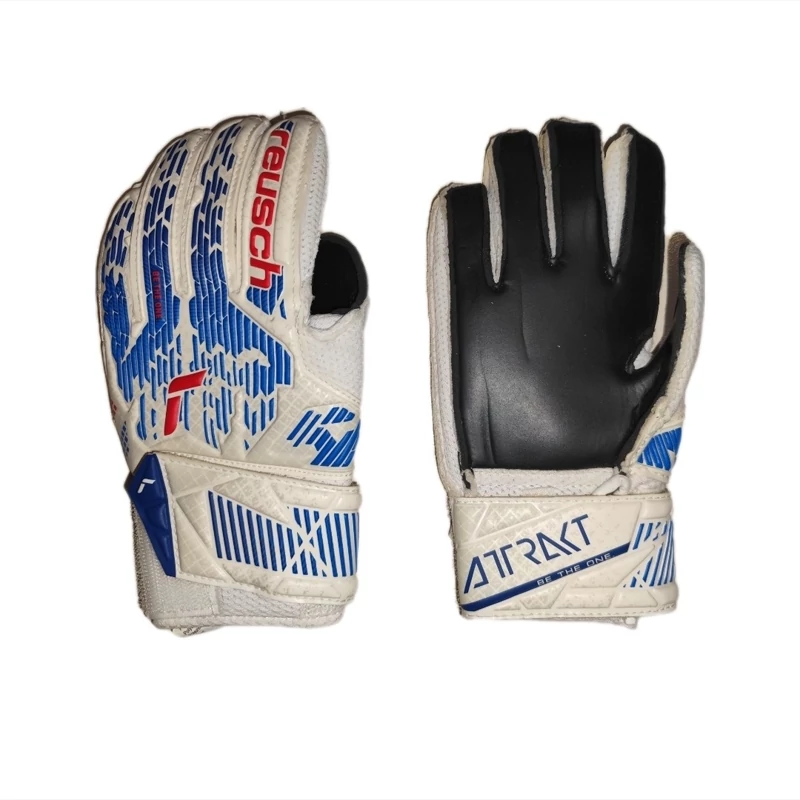 دستکش دروازه بانی پسرانه reusch سایز 5 ابی