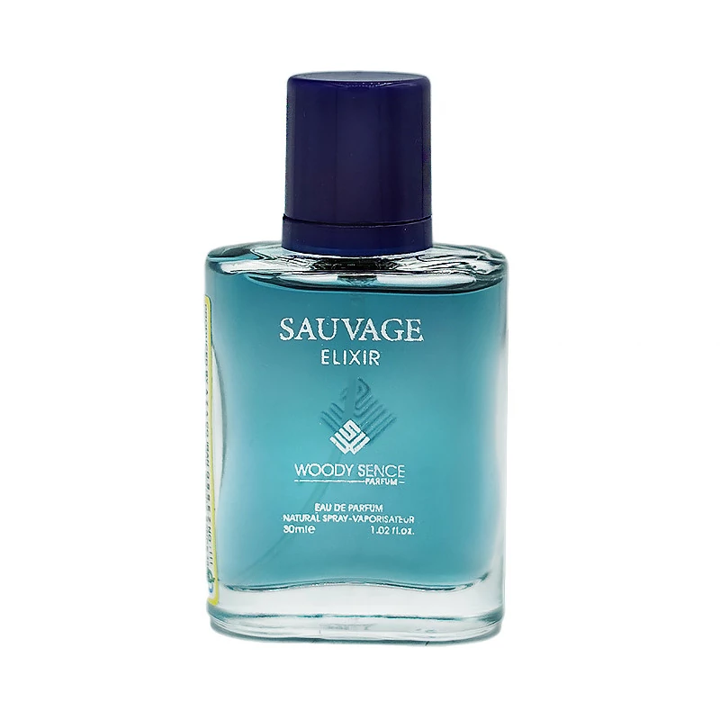 ادو پرفیوم مردانه وودی سنس مدل Sauvage Elixir با رایحه خنک حجم 100 میلی لیتر