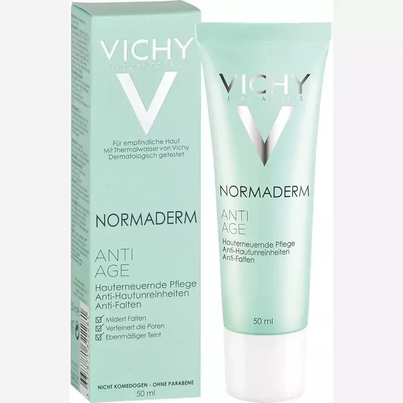 کرم ضد چروک پوست ویشی مدل نورمادرم Vichy Normaderm Anti-age