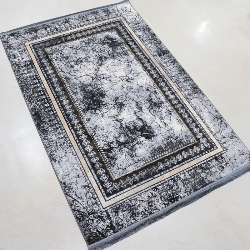 فرش وینتیج قابدار زمینه طوسی کد31020 VERA(پس کرایه)