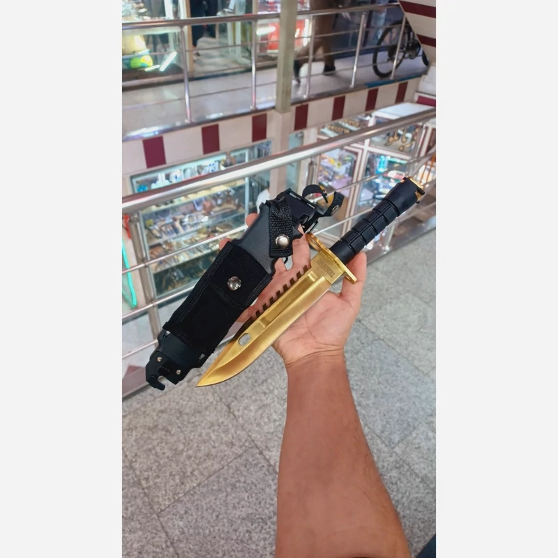 چاقو سفری چخماق دار طرح M9 اورجینال