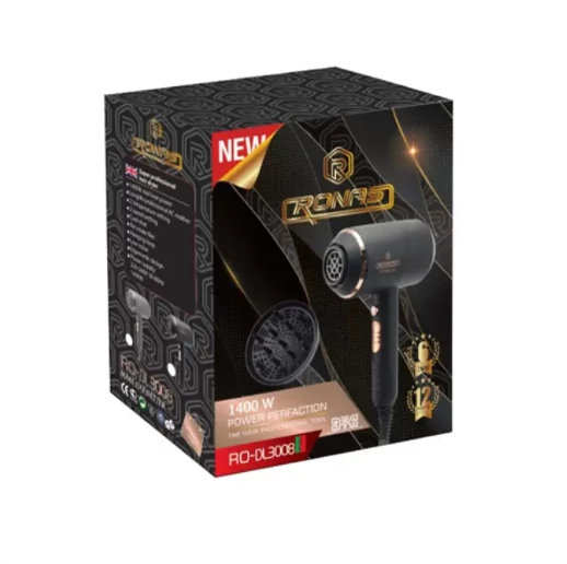 سشوار حرفه ای روناس مدل RO-DL3008 توان 1400 واتکد کالا 7999