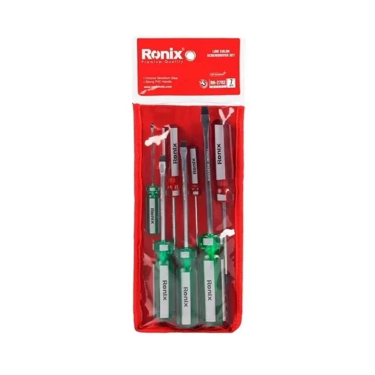 ست 7 عددی پیچ گوشتی ساعتی رونیکس مدل RH-2702