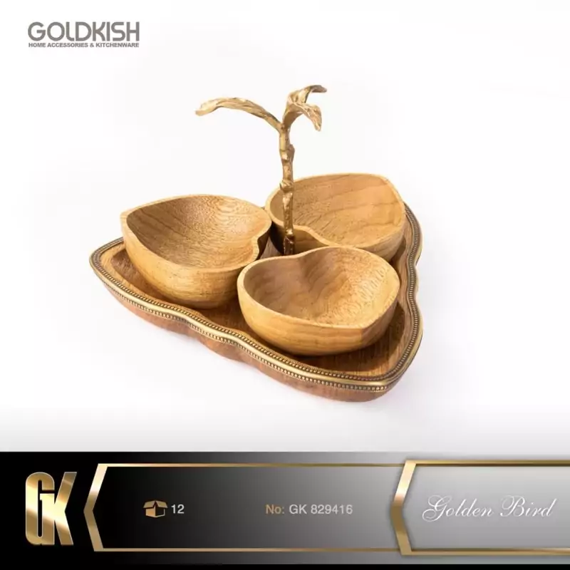 ظروف دکوری باکس مستطیل WOOD مدل 829652 (پس کرایه)