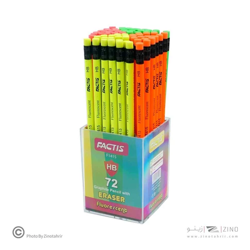مداد مشکی فکتیس مدل F1415 بسته 12 عددی SCZ