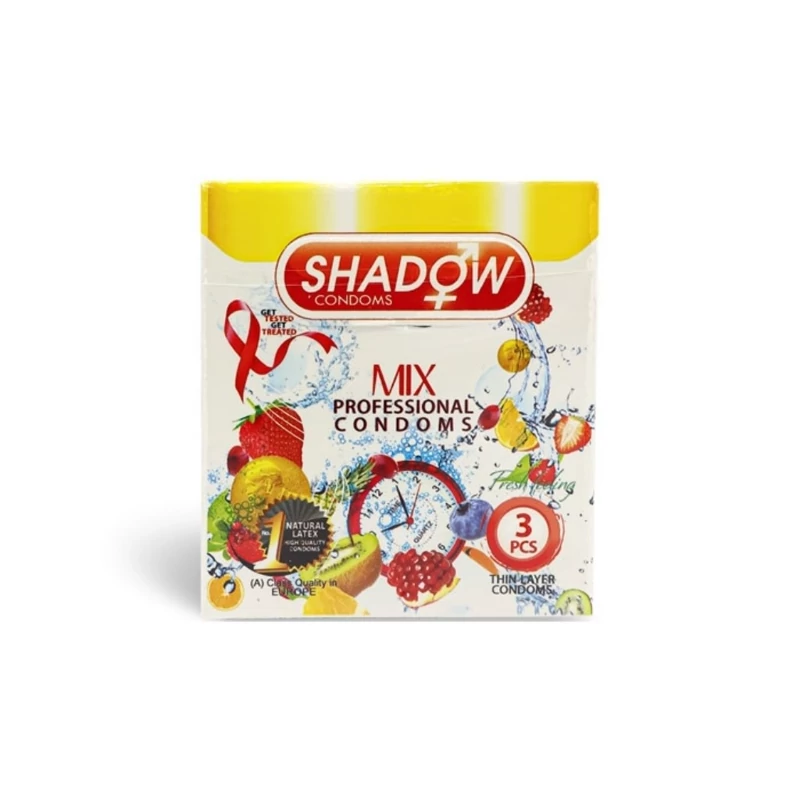 کاندوم شادو مدل Mix بسته 12 عددی