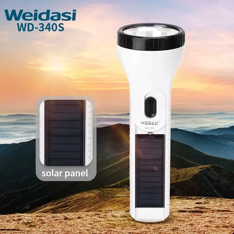 چراغ قوه دستی خورشیدی سولار ویداسی مدل WIDASI 340S
