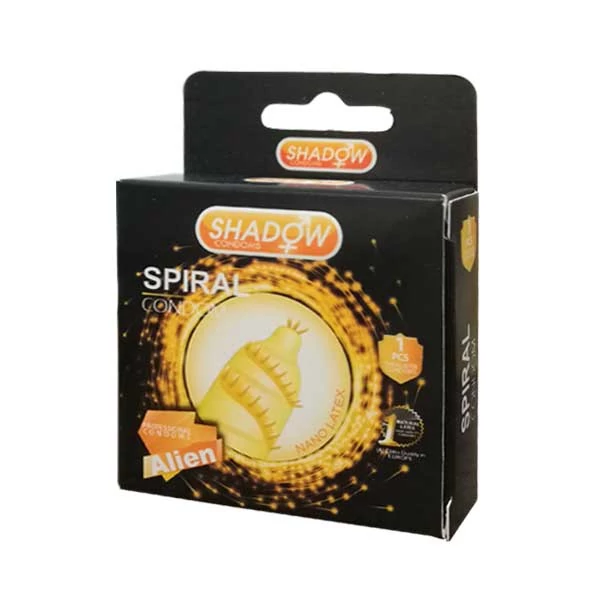 کاندوم فضایی شادو مدل چرخشی Spiral