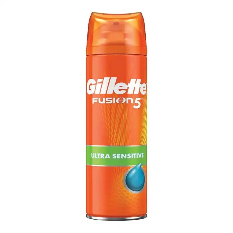 ژل اصلاح Gillette ژیلت فیوژن اصل حجم 200 میلی گرم مخصوص آقایان