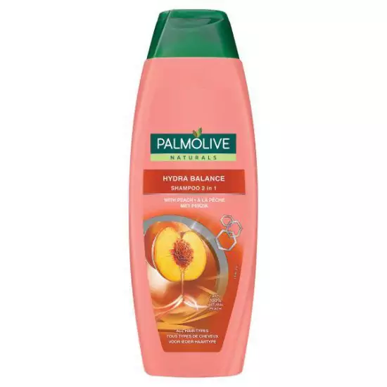 شامپو مو دو در یک Palmolive مدل هلو حجم 350 میلی لیتر