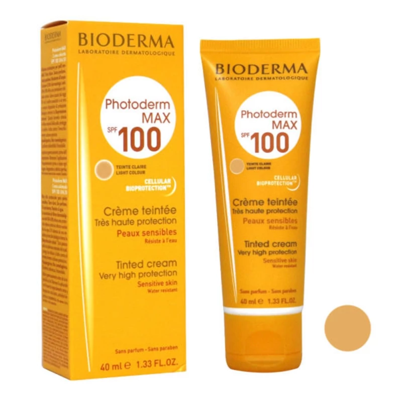 کرم ضد آفتاب رنگی SPF100 بیودرما اورجینال