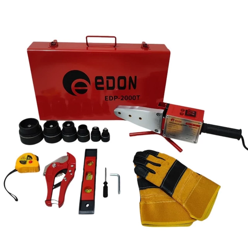 اتو لوله 2000W وات EDON جوش لوله مدل ادون EDP-2000T اتولوله بهمراه لوازم کامل دارای کیف BMC فلزی قابل حمل