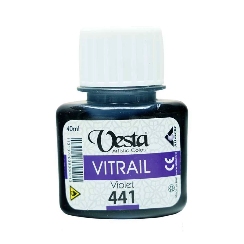 رنگ ویترای 40 میل بنفش Violet کد 441 Vesta وستا Vesta