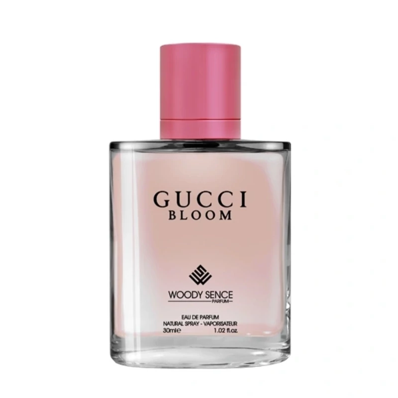 عطر جیبی زنانه وودی سنس مدل GUCHI BLOOM حجم 30 میلیلیتر