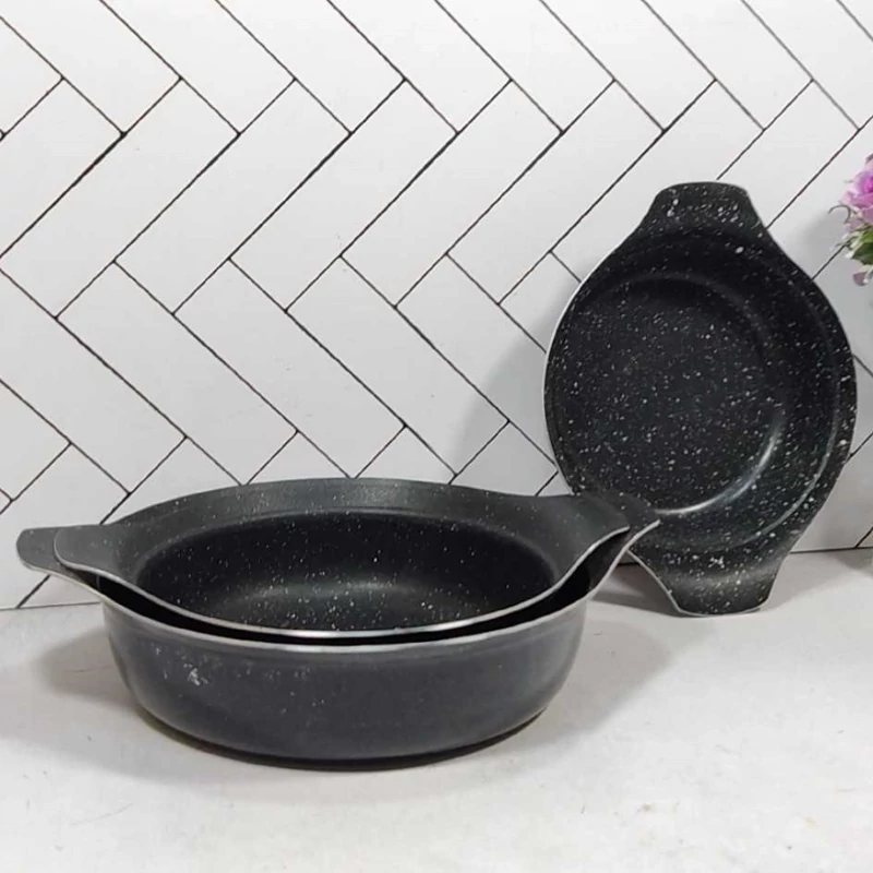 3 تابه گرانیت مدل فورج مشکی زومبا (8) با 18 ماه گارانتی