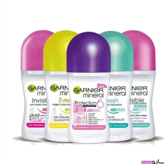 مام رول گارنیر زنانه در رایحه های مختلف و جذاب حجم50ml