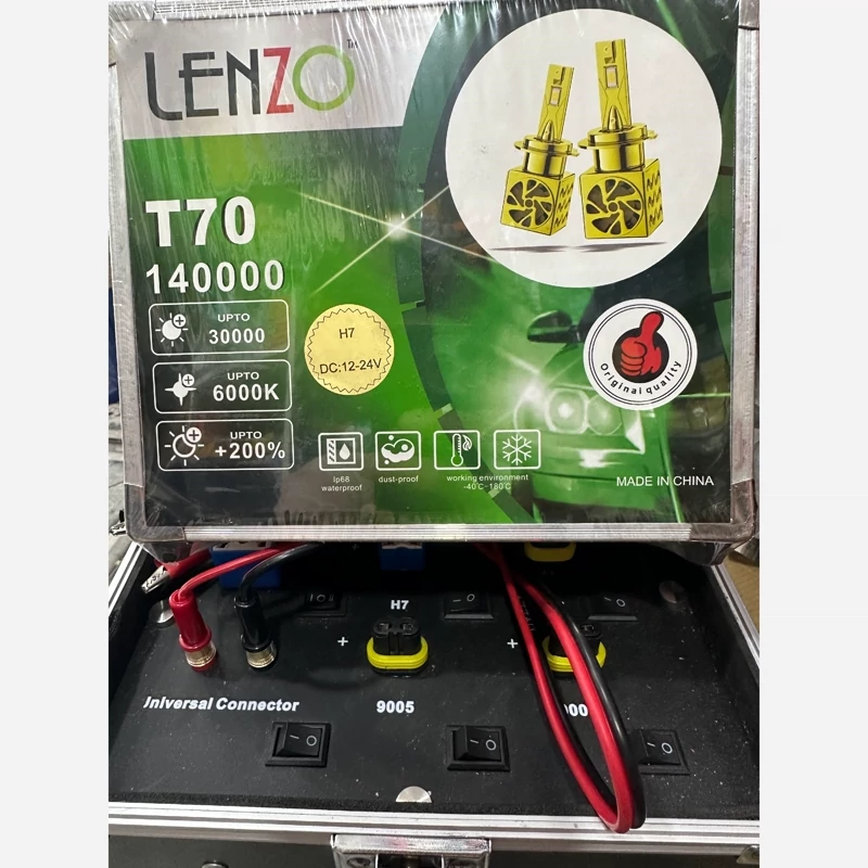 هدلایت T70 لنزو h7