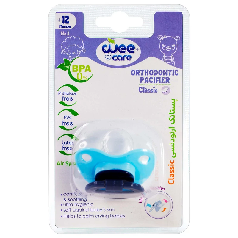 پستانک ارتودنسی وی کر Wee Care کد 120 سایز3