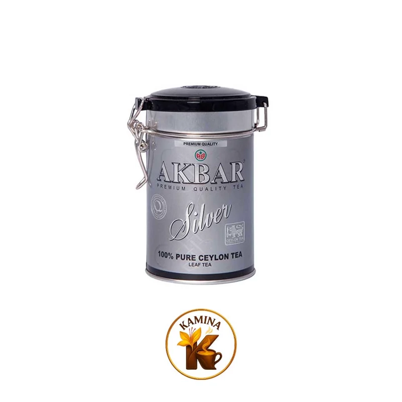 چای سیاه شکسته سیلان اکبر سیلور (Akbar Silver) – قوطی فلزی 450 گرمی ( 100 ٪ خالص)