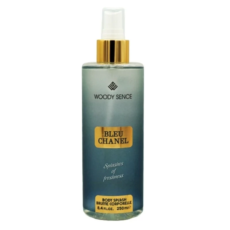 بادی اسپلش مردانه وودی سنس مدل BLEU CHANEL حجم 250 میلی لیتر
