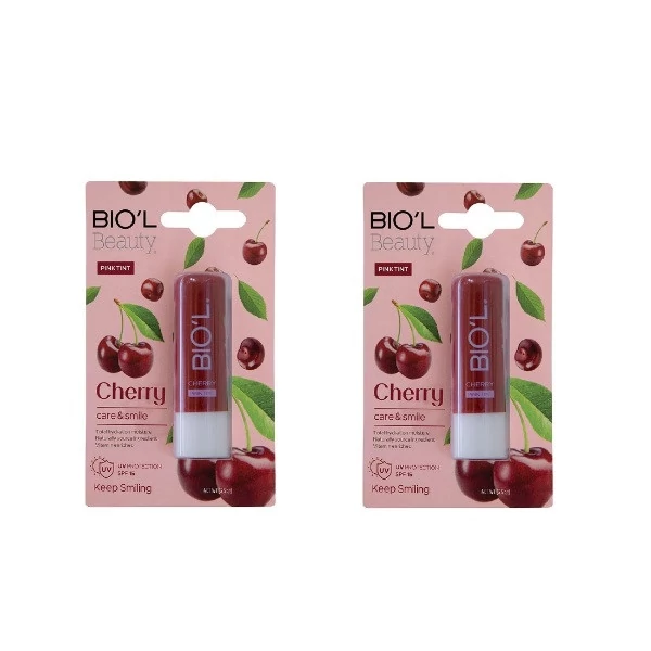 بالم لب رنگی بیول مدل Cherry با SPF15 وزن 4.8 گرم