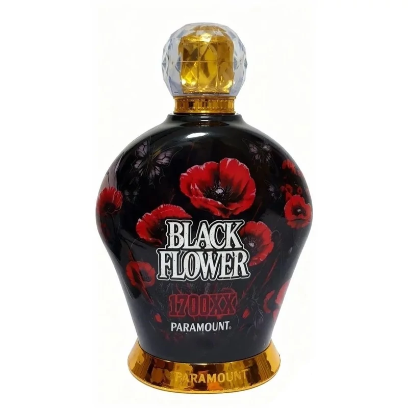 لوسیون سولاریوم پارامونت مدل BLACK FLOWER حجم 400 میلی لیتر