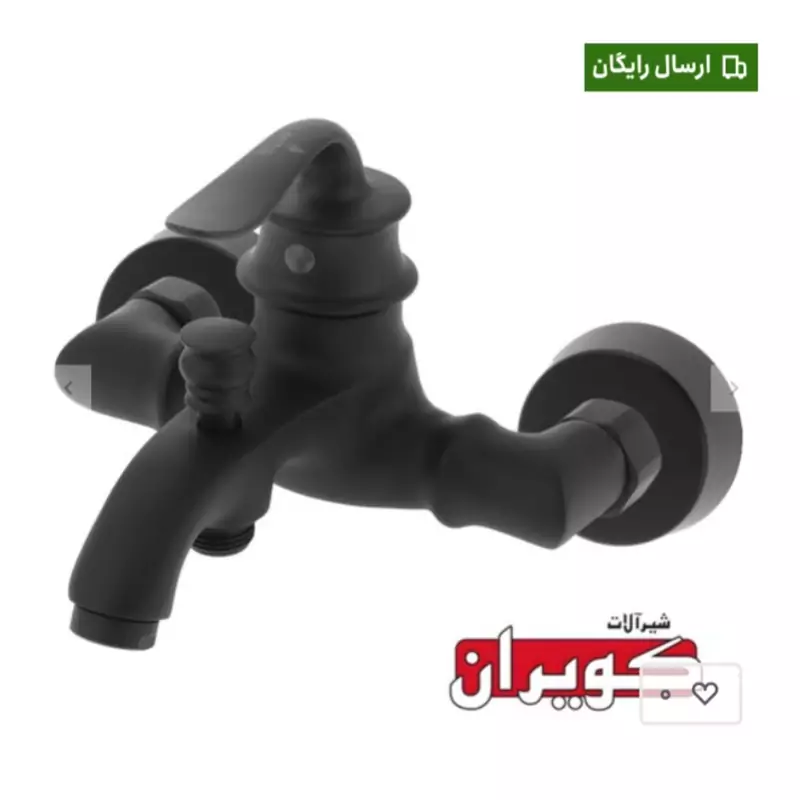 شیرآلات شیرلند/شیرآلات کویران آذر ست 4عددی پایه بلند هلن/کروم